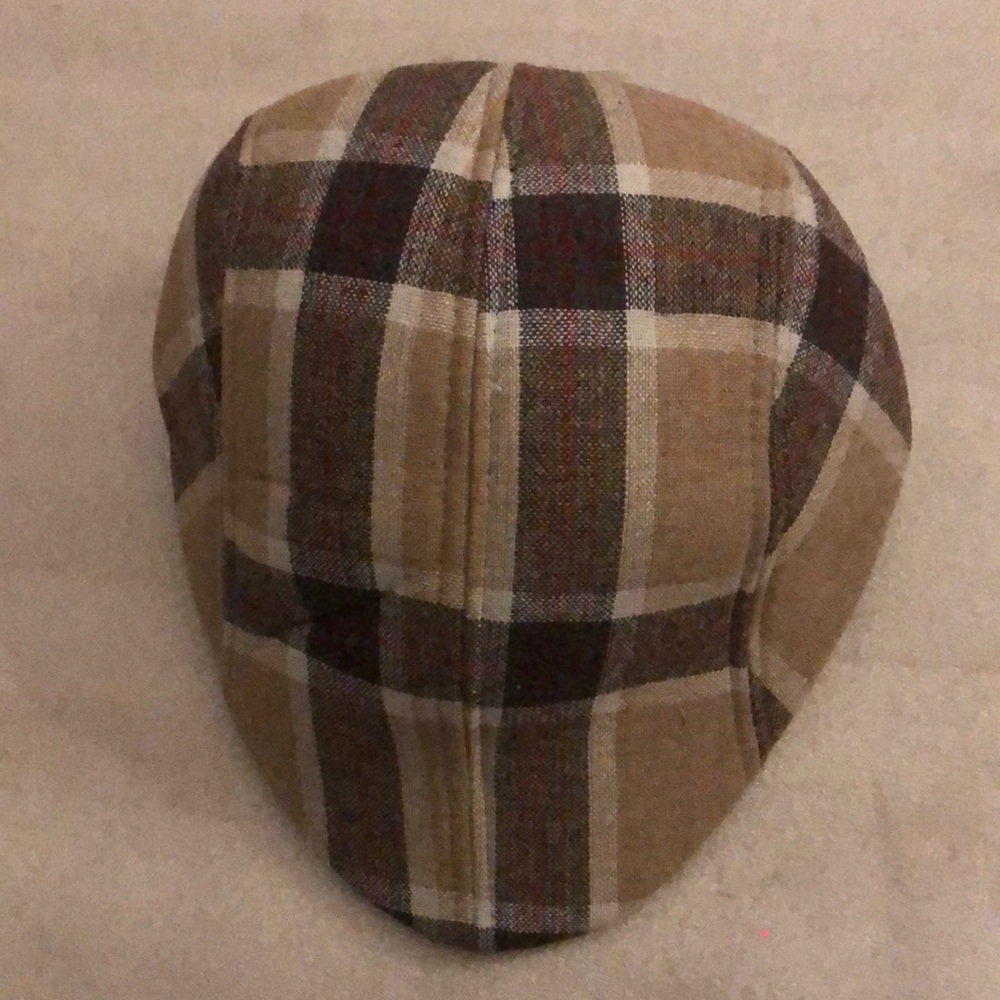 America bears Men brown plaid hat